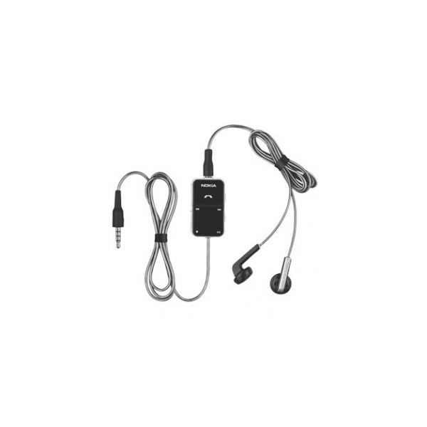 Hands Free Stereo Nokia HS-45/AD-54 3.5mm Μαύρο