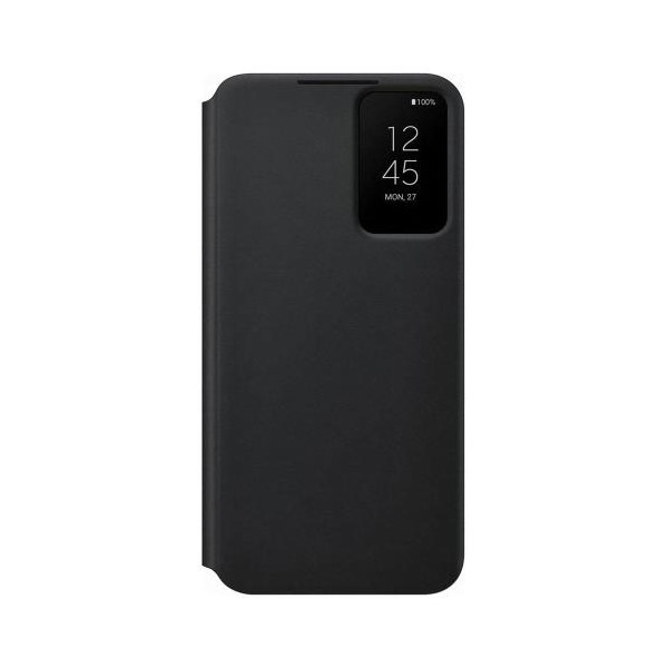 Θήκη Flip Clear View Samsung EF-ZS906CBEG G906B Galaxy S22 Plus 5G Μαύρο