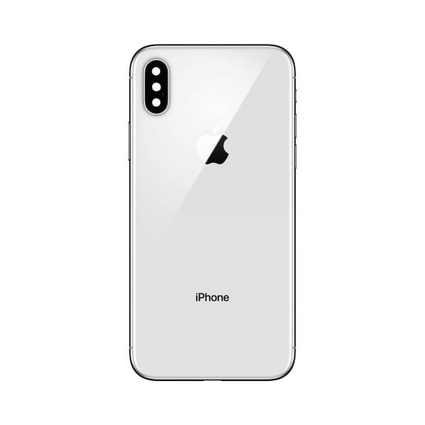Καπάκι Μπαταρίας Apple iPhone X Ασημί (OEM)
