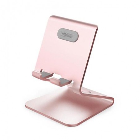 Universal Επιτραπέζια Βάση AhaStyle ST02 για Φόρτιση Smartphone Ροζ-Χρυσό