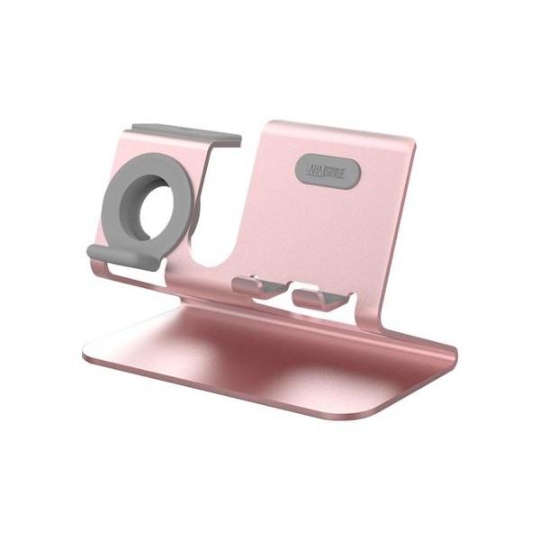Επιτραπέζια Βάση AhaStyle ST05 για Φόρτιση Apple iPhone, Watch & Airpods Ροζ-Χρυσό