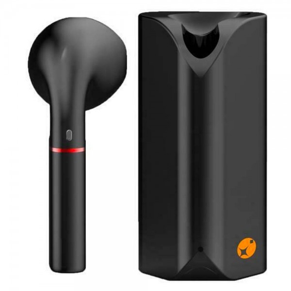 iXchange UA30 Earbud Bluetooth Handsfree Ακουστικό με Θήκη Φόρτισης Μαύρο