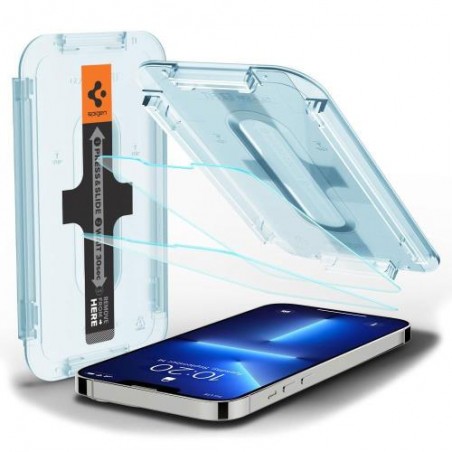 Tempered Glass Full Face Spigen Glas.tR EZ-FIT Apple iPhone 13/ 13 Pro (2 τεμ.)
