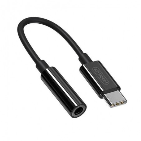 Αντάπτορας Joyroom SH-C1 USB C Αρσενικό σε 3.5mm Θηλυκό Μαύρο