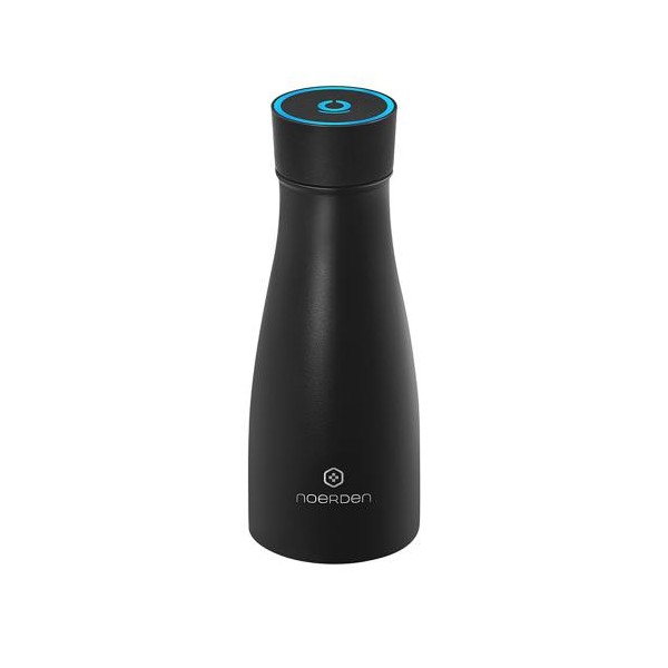 Smart Μπουκάλι-Θερμός UV Noerden LIZ Ανοξείδωτο 350ml Μαύρο