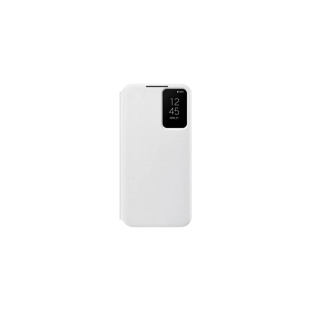 Θήκη Flip Clear View Samsung EF-ZS906CWEG G906B Galaxy S22 Plus 5G Λευκό